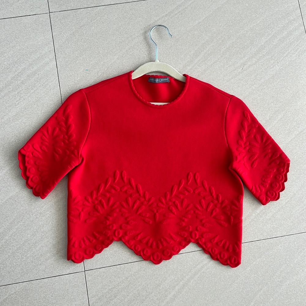 Alexander McQueen crop top XS